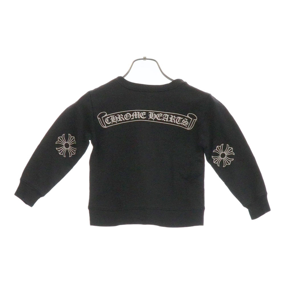 CHROME HEARTS(クロムハーツ) HORSESHOE PRINT SWEATSHIRTS ホースシュープリント クルーネックスウェット トレーナー キッズ