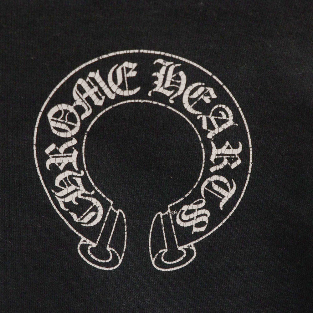 CHROME HEARTS(クロムハーツ) HORSESHOE PRINT SWEATSHIRTS ホースシュープリント クルーネックスウェット トレーナー キッズ