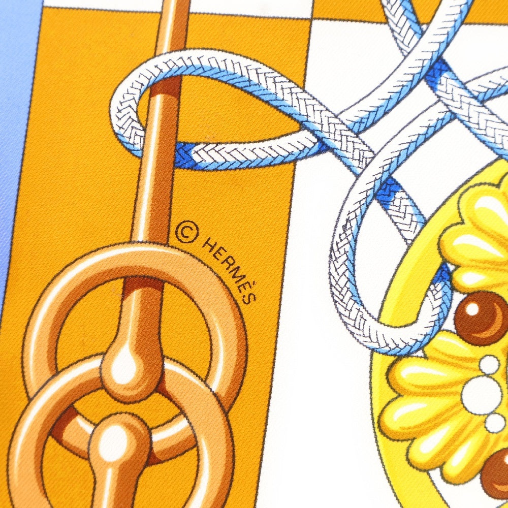 HERMES(エルメス) 22SS Carre Scarf Cliqutis カレ90 クリケティス シルクスカーフ マルチ