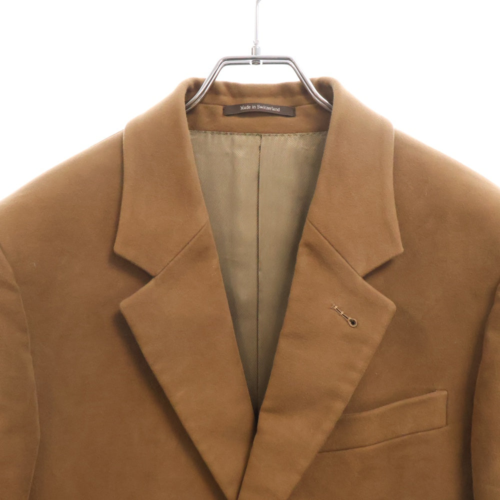 GUCCI(グッチ) スムースコート グッチ ウェブ ラベル付き ロングコート ブラウン 774538 Z370C