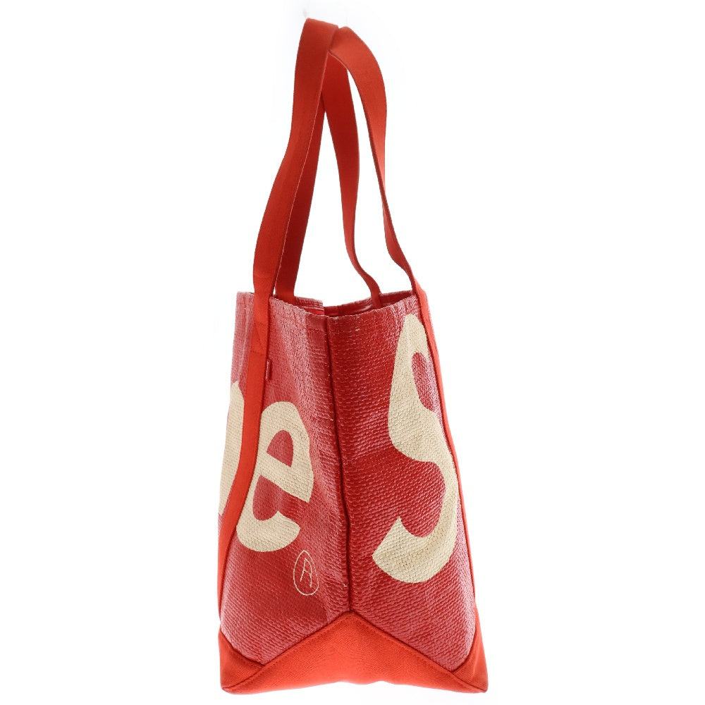 SUPREME(シュプリーム) 20SS Raffia Tote Bag ラフィア トートバッグ レッド