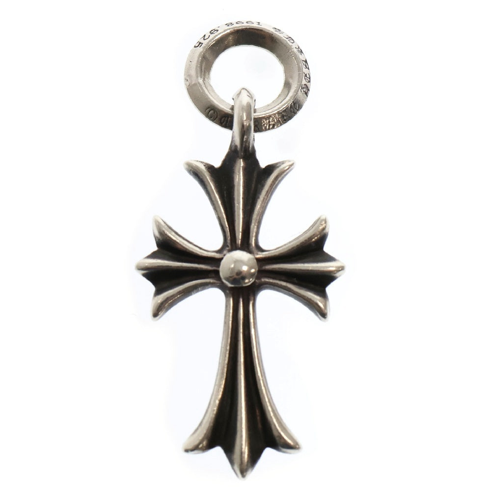 CHROME HEARTS(クロムハーツ) TINY CH CROSS タイニーCHクロス チャーム シルバーネックレストップ