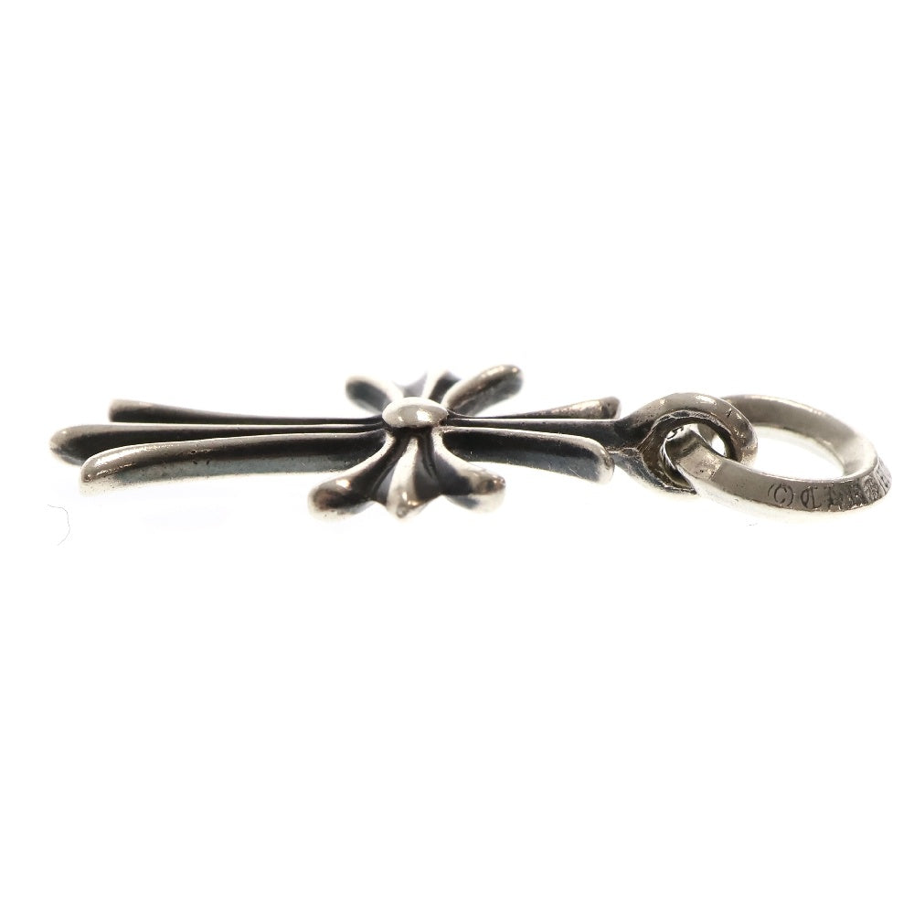 CHROME HEARTS(クロムハーツ) TINY CH CROSS タイニーCHクロス チャーム シルバーネックレストップ