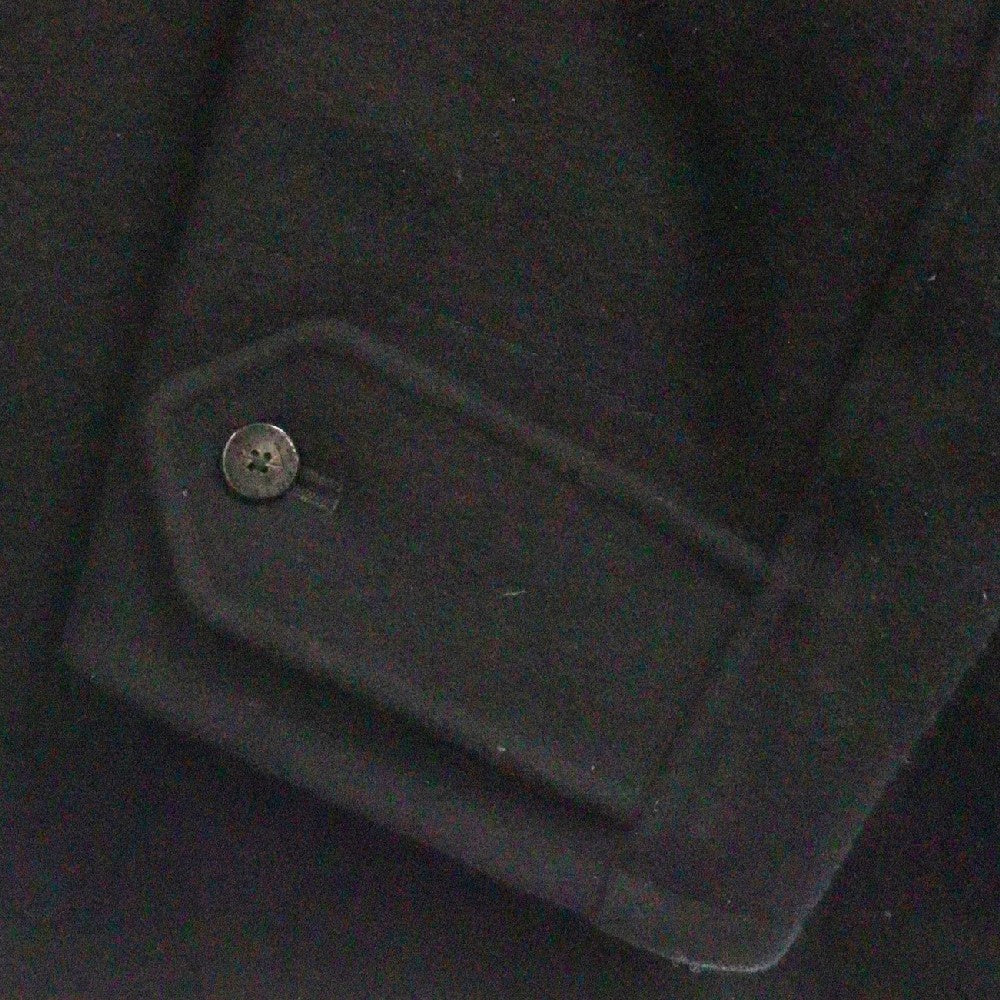 VISVIM(ヴィスヴィム) LIEUTENANT P.COAT オリジナルアンカー刻印水牛ボタン コート ブラック 0123205013019