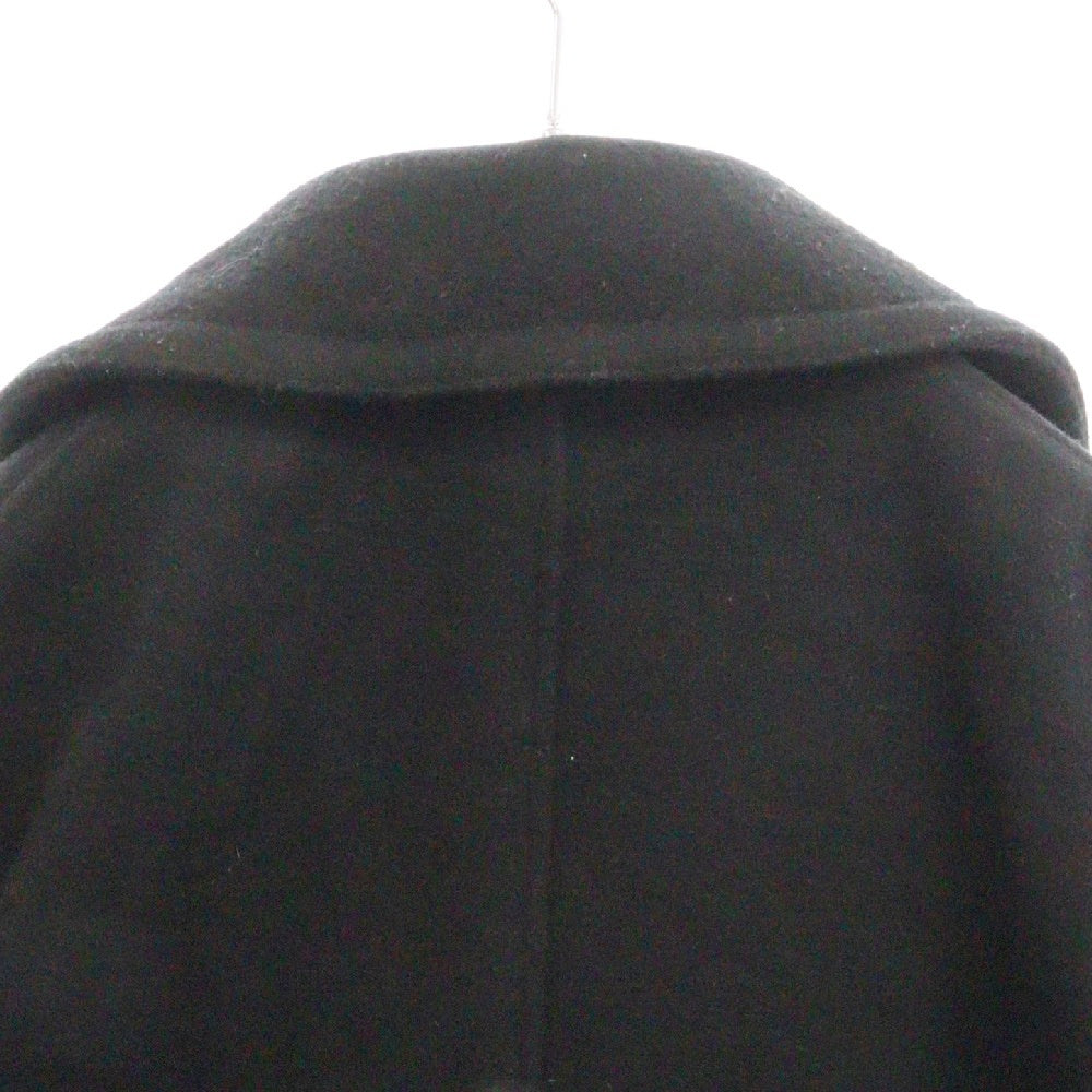 VISVIM(ヴィスヴィム) LIEUTENANT P.COAT オリジナルアンカー刻印水牛ボタン コート ブラック 0123205013019