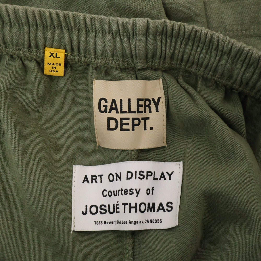 GALLERY DEPT.(ギャラリーデプト) Logo Print Short プリントロゴ ショーツ ハーフパンツ カーキ