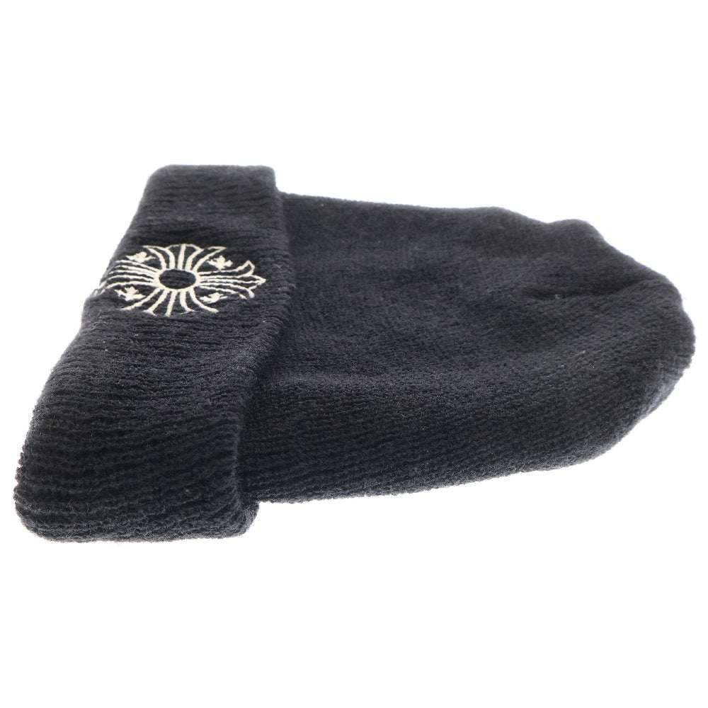 CHROME HEARTS(クロムハーツ) WOOL WATCH CAP CHプラス刺繍ウールビーニー ニット帽 ニットキャップ ブラック