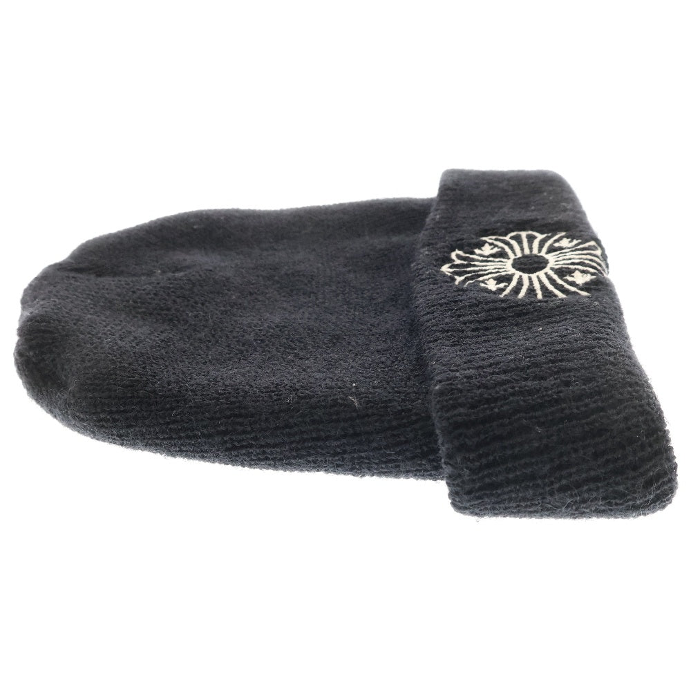 CHROME HEARTS(クロムハーツ) WOOL WATCH CAP CHプラス刺繍ウールビーニー ニット帽 ニットキャップ ブラック