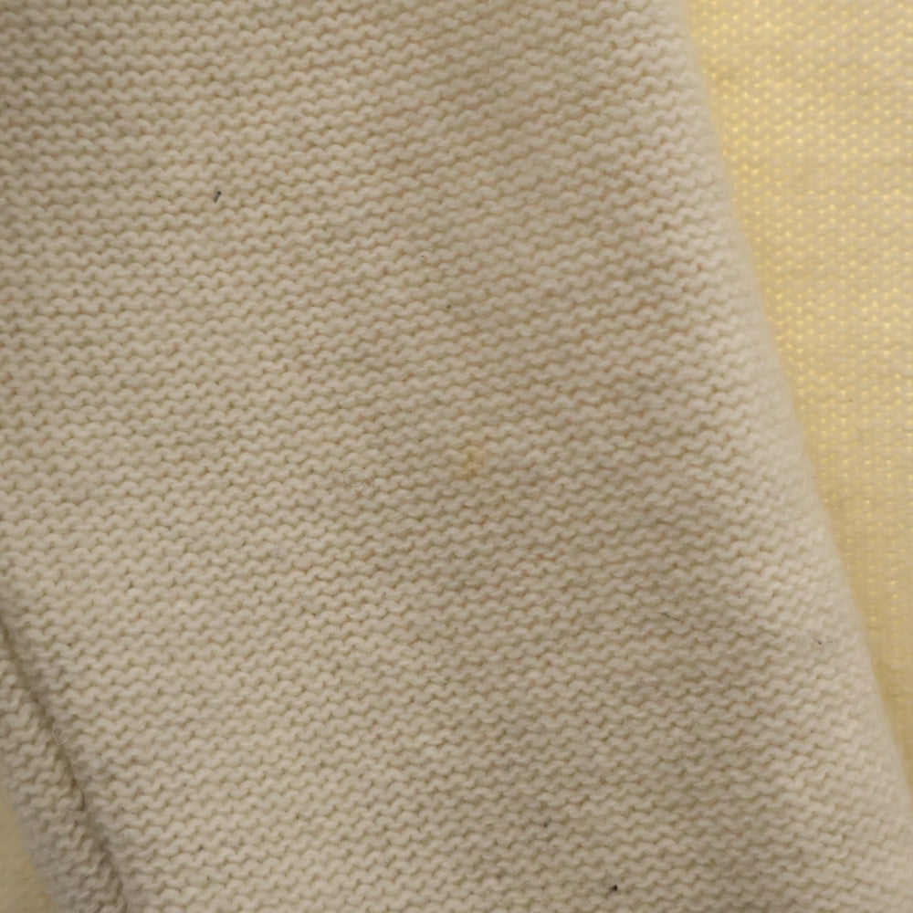 STONE ISLAND(ストーンアイランド) 22AW アーム コンパスロゴ刺繍 クルーネックセーター ニット ホワイト 7715534A4
