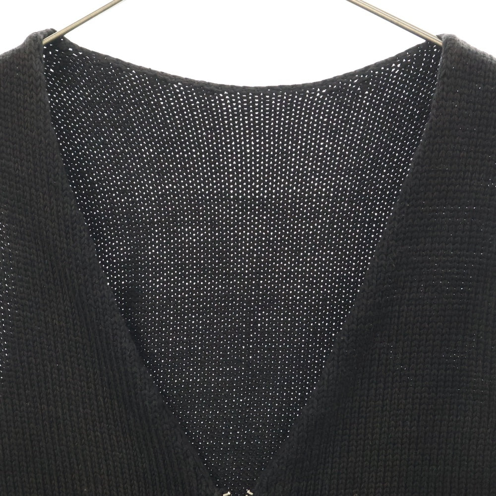 CHROME HEARTS(クロムハーツ) #10 DAGGER ZIP VEST オールド ダガージップ ニットベスト ブラック