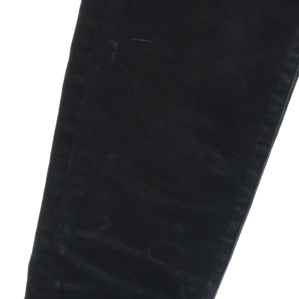 AMIRI(アミリ) THRASHER JEAN ダメージ加工 スラッシャー ストレッチスキニーデニムパンツ ブラック