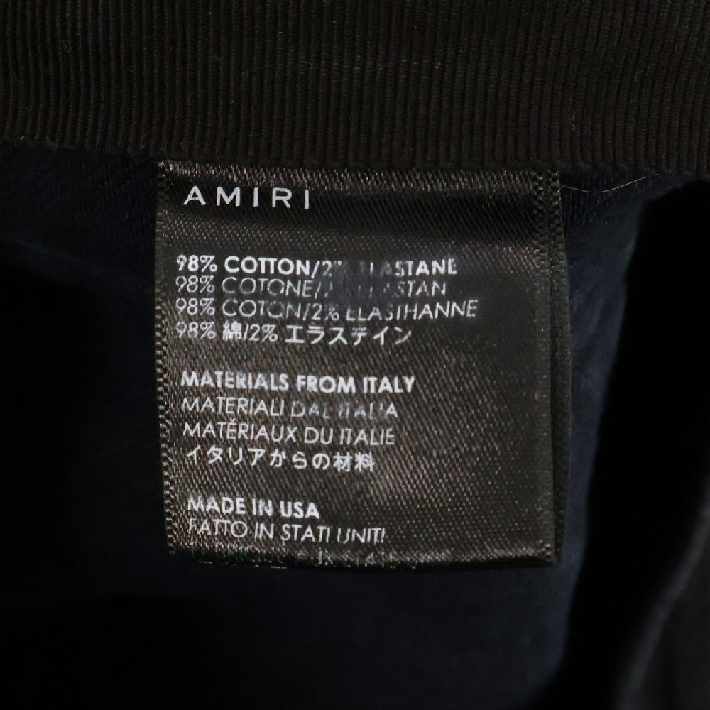 AMIRI(アミリ) THRASHER JEAN ダメージ加工 スラッシャー ストレッチスキニーデニムパンツ ブラック