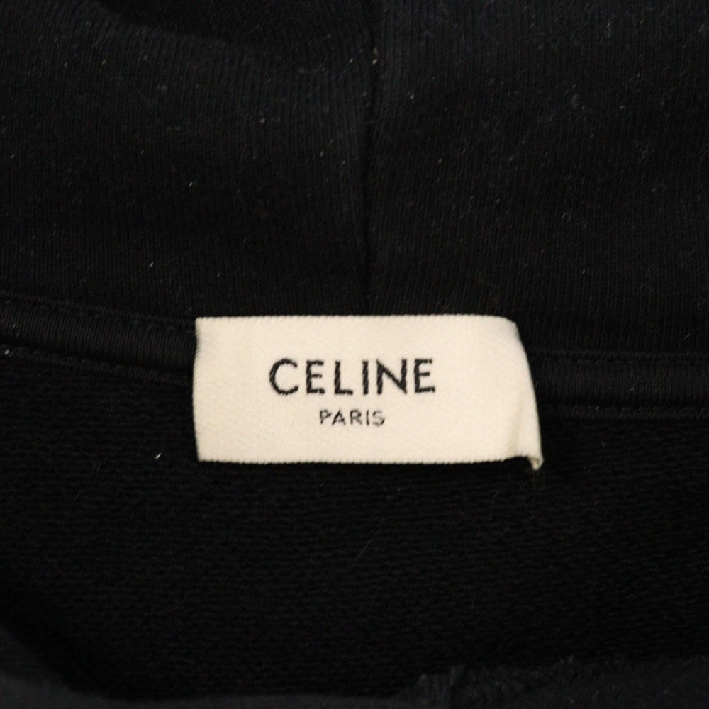 CELINE(セリーヌ) Chambord Loose Sweatshirt 2Y493052H シャンボールルーズスウェット フーディー プルオーバーパーカー ブラック