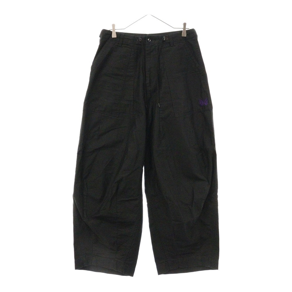 Needles(ニードルス) BEAMS別注 H.D. Pants SP KP359 ワイドシルエットパンツ ボトムス ブラック