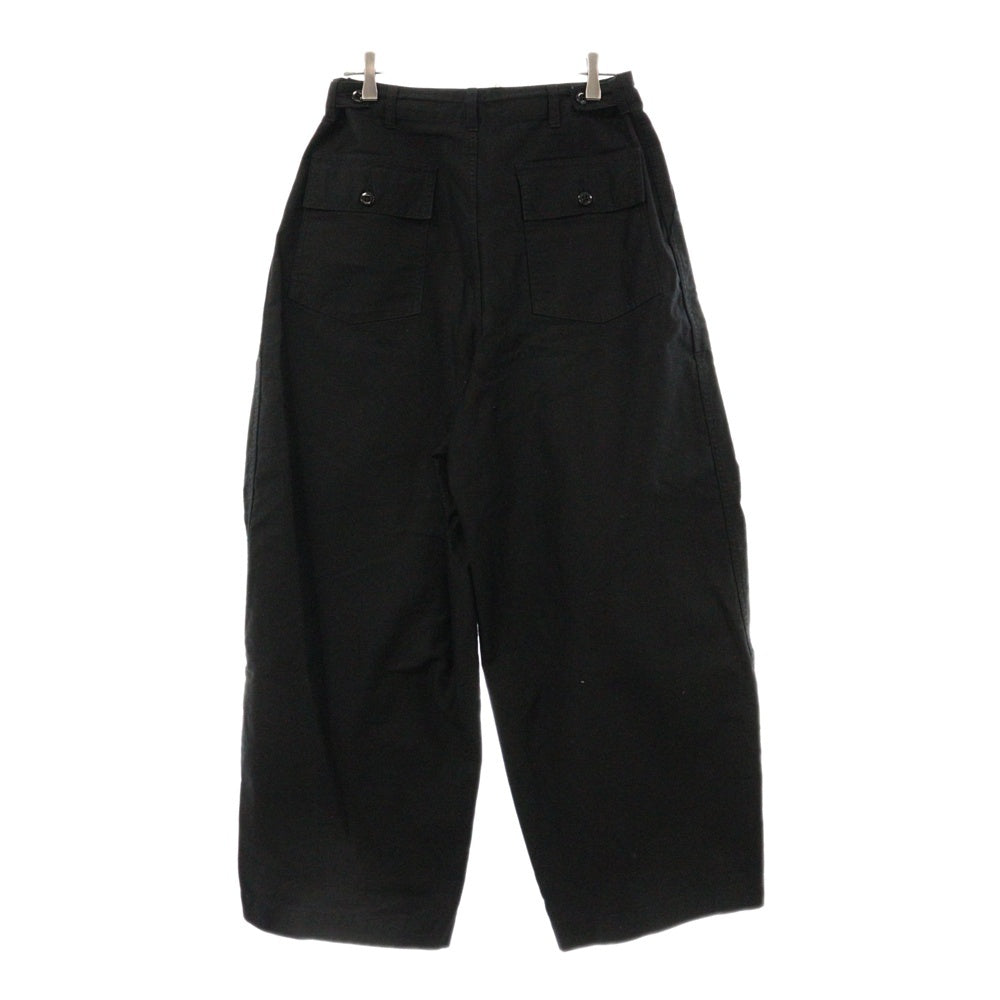 Needles(ニードルス) BEAMS別注 H.D. Pants SP KP359 ワイドシルエットパンツ ボトムス ブラック