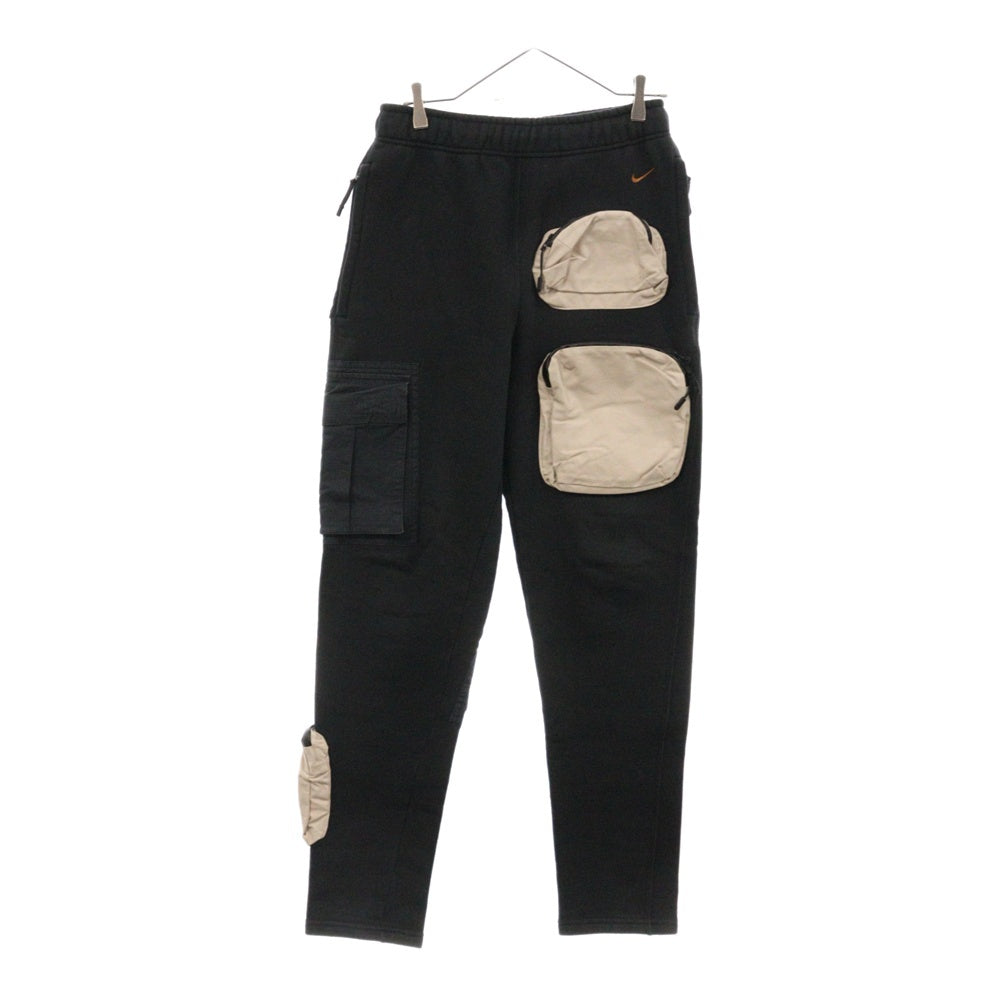 NIKE(ナイキ) ×TRAVIS SCOTT NRG AG UTILITY SWEAT PANT ユーティリティ マルチポケット スウェットパンツ ボトムス ブラック