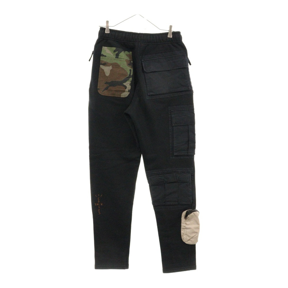 NIKE(ナイキ) ×TRAVIS SCOTT NRG AG UTILITY SWEAT PANT ユーティリティ マルチポケット スウェットパンツ ボトムス ブラック