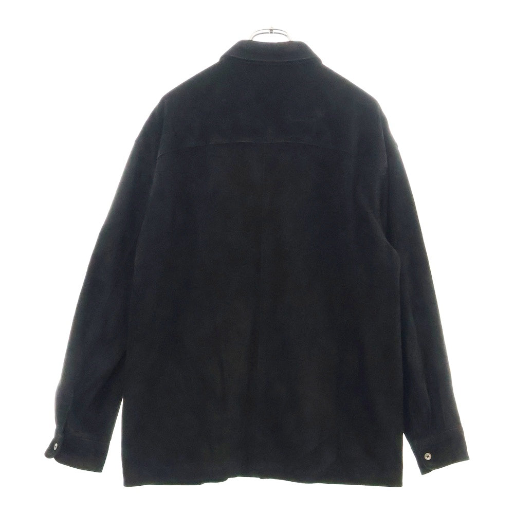 COOTIE PRODUCTIONS(クーティー プロダクションズ) 22AW Deer Suede L/S Shirt CTE-22A407 ディア スエード 長袖シャツ ブラック