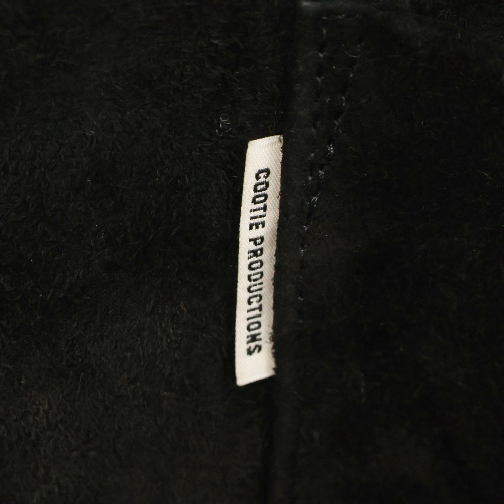 COOTIE PRODUCTIONS(クーティー プロダクションズ) 22AW Deer Suede L/S Shirt CTE-22A407 ディア スエード 長袖シャツ ブラック