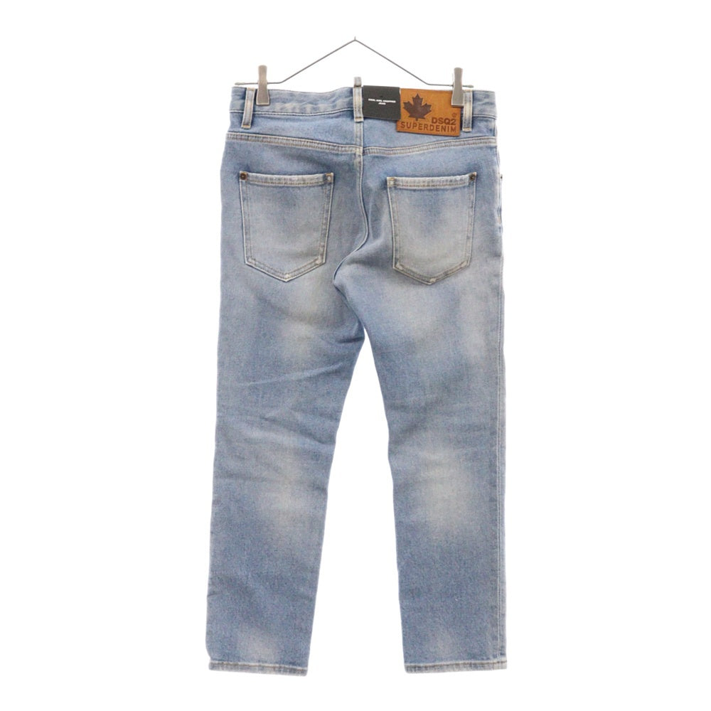 DSQUARED2(ディースクエアード) Cool Girl Cropped Jean S75LB0481 クールガール クロップド ジーンズ デニム ボトムス インディゴ レディース