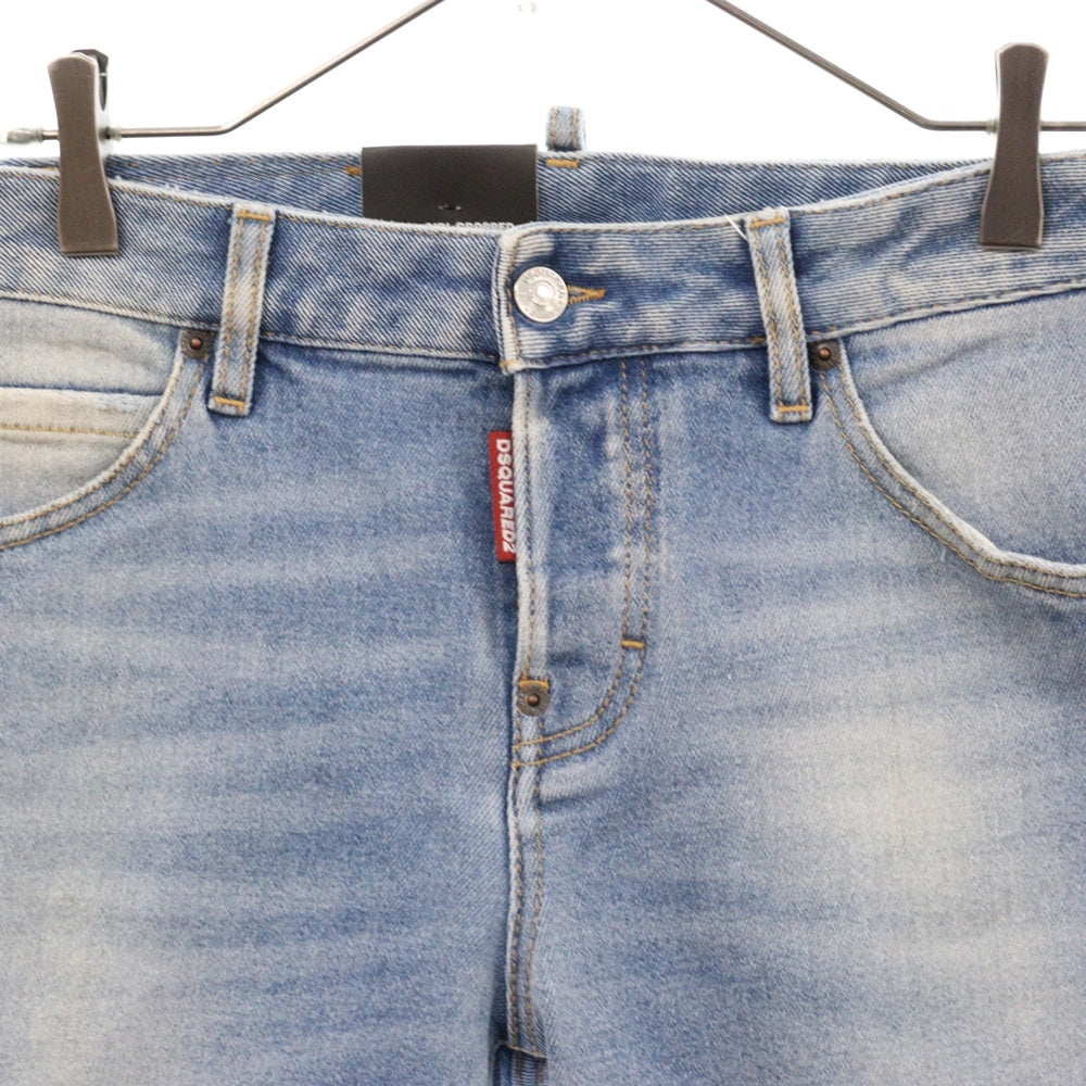 DSQUARED2(ディースクエアード) Cool Girl Cropped Jean S75LB0481 クールガール クロップド ジーンズ デニム ボトムス インディゴ レディース