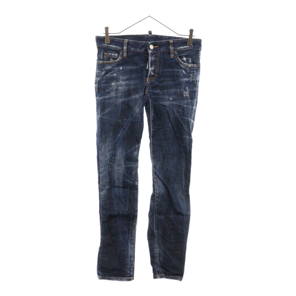 DSQUARED2(ディースクエアード) Jeans Jennifer S72LB0208 ジェニファー スリムフィット ジーンズ インディゴ レディース