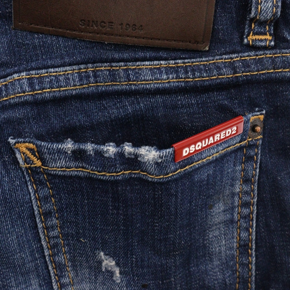 DSQUARED2(ディースクエアード) Jeans Jennifer S72LB0208 ジェニファー スリムフィット ジーンズ インディゴ レディース