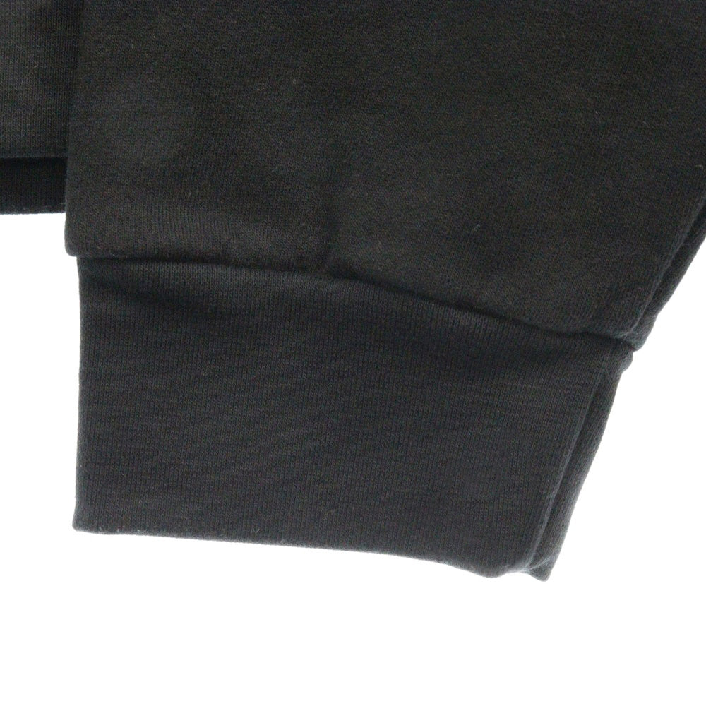 CHROME HEARTS(クロムハーツ) SWTSHRT PLVR 袖ロゴプリントプルオーバーフーディ パーカー ブラック