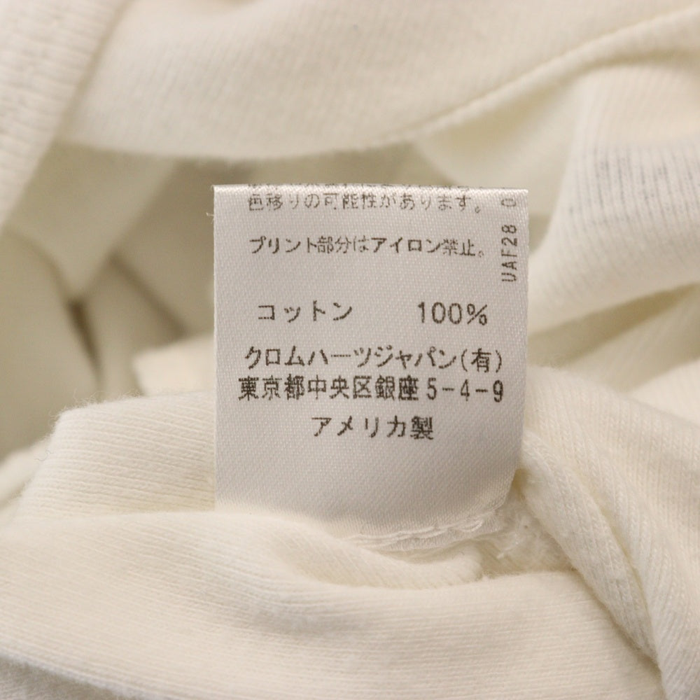 CHROME HEARTS(クロムハーツ) スクロールラベル プリント ロンパース カットソー キッズ ホワイト