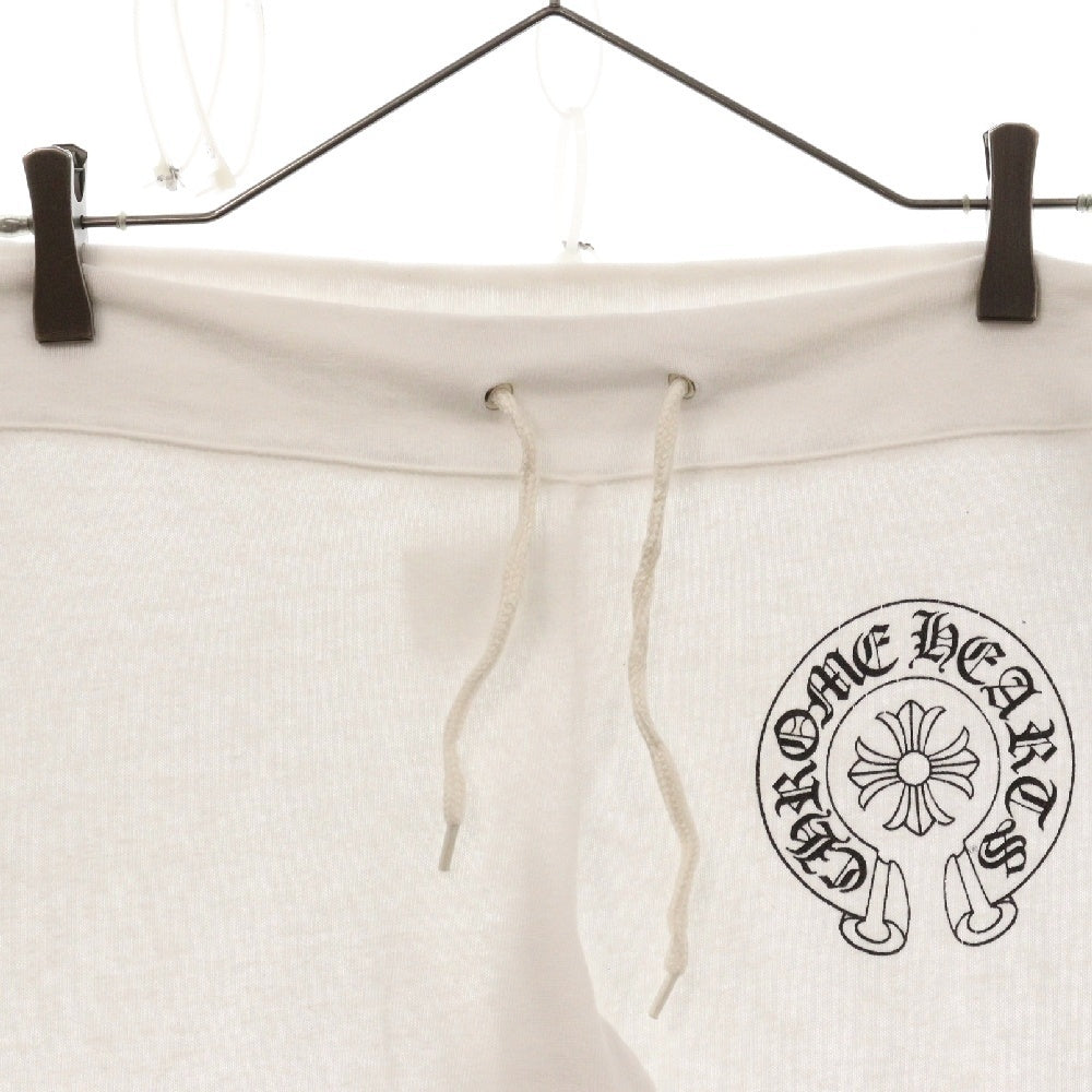 CHROME HEARTS(クロムハーツ) Matty Boy Punks Not Cool Sweat Pants マッティボーイ パンクスノットクール プリント スウェットパンツ ホワイト