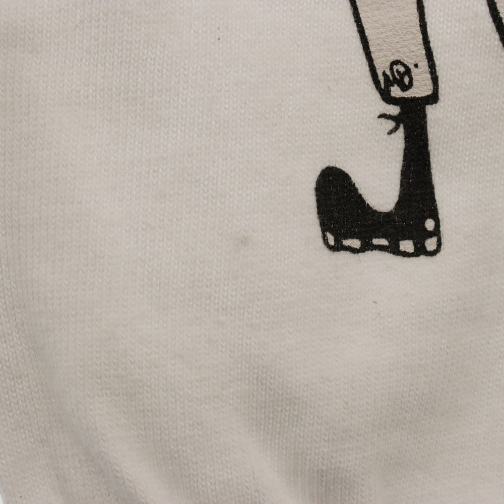 CHROME HEARTS(クロムハーツ) Matty Boy Punks Not Cool Sweat Pants マッティボーイ パンクスノットクール プリント スウェットパンツ ホワイト