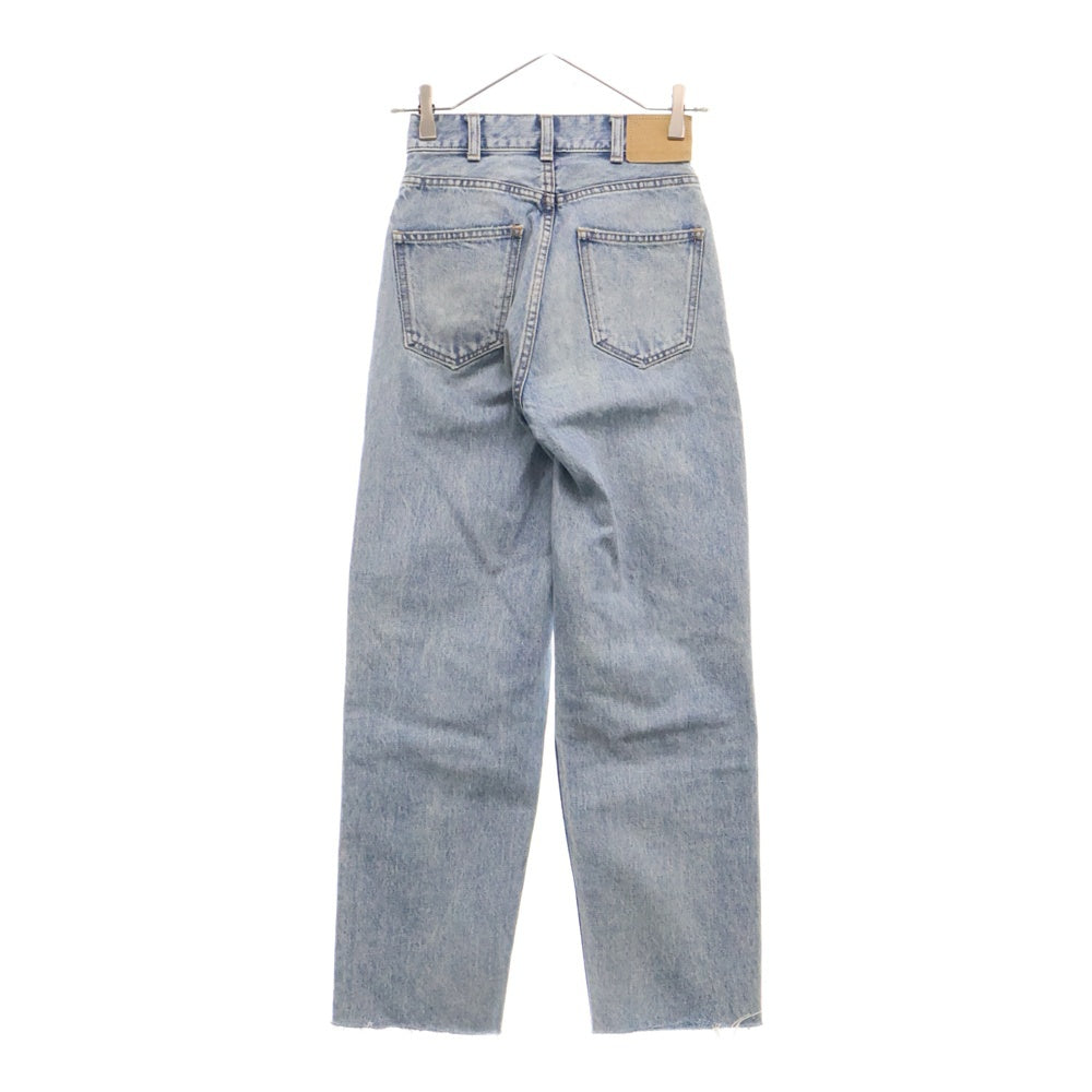 CELINE(セリーヌ) MARGARET JEANS 2N642427P マーガレットジーンズ クラッシュ加工 カットオフ デニムパンツ インディゴ レディース