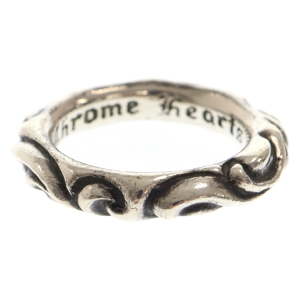 CHROME HEARTS(クロムハーツ) SCRL BAND スクロールバンド リング シルバー BCA351