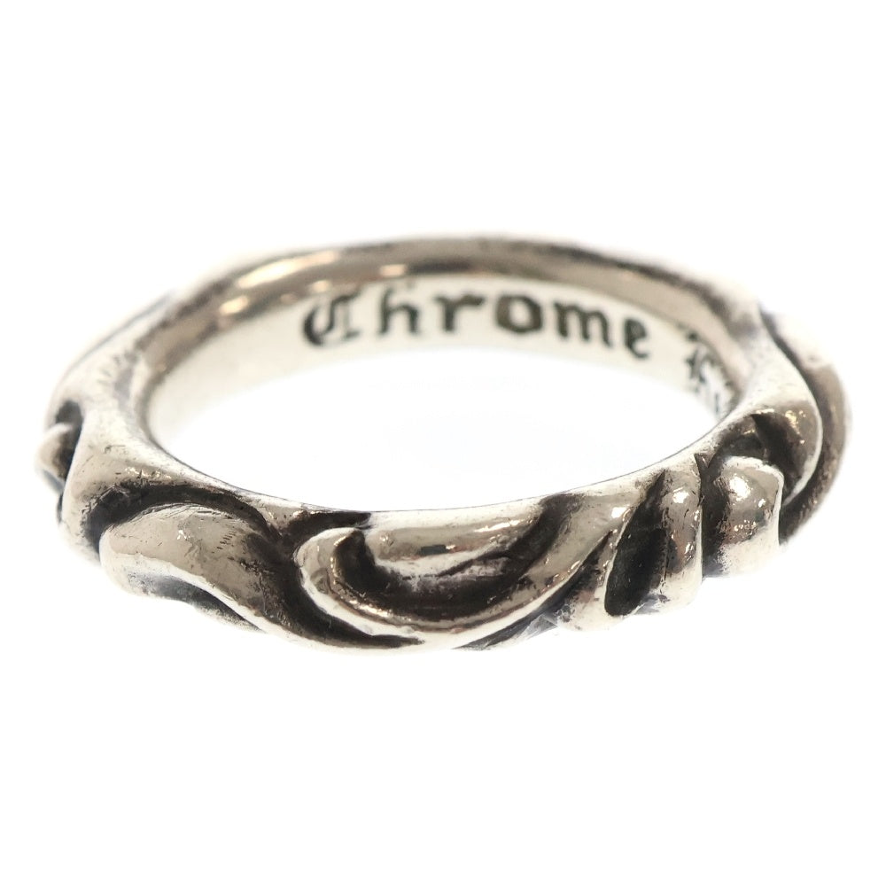 CHROME HEARTS(クロムハーツ) SCRL BAND スクロールバンド リング シルバー BCA351