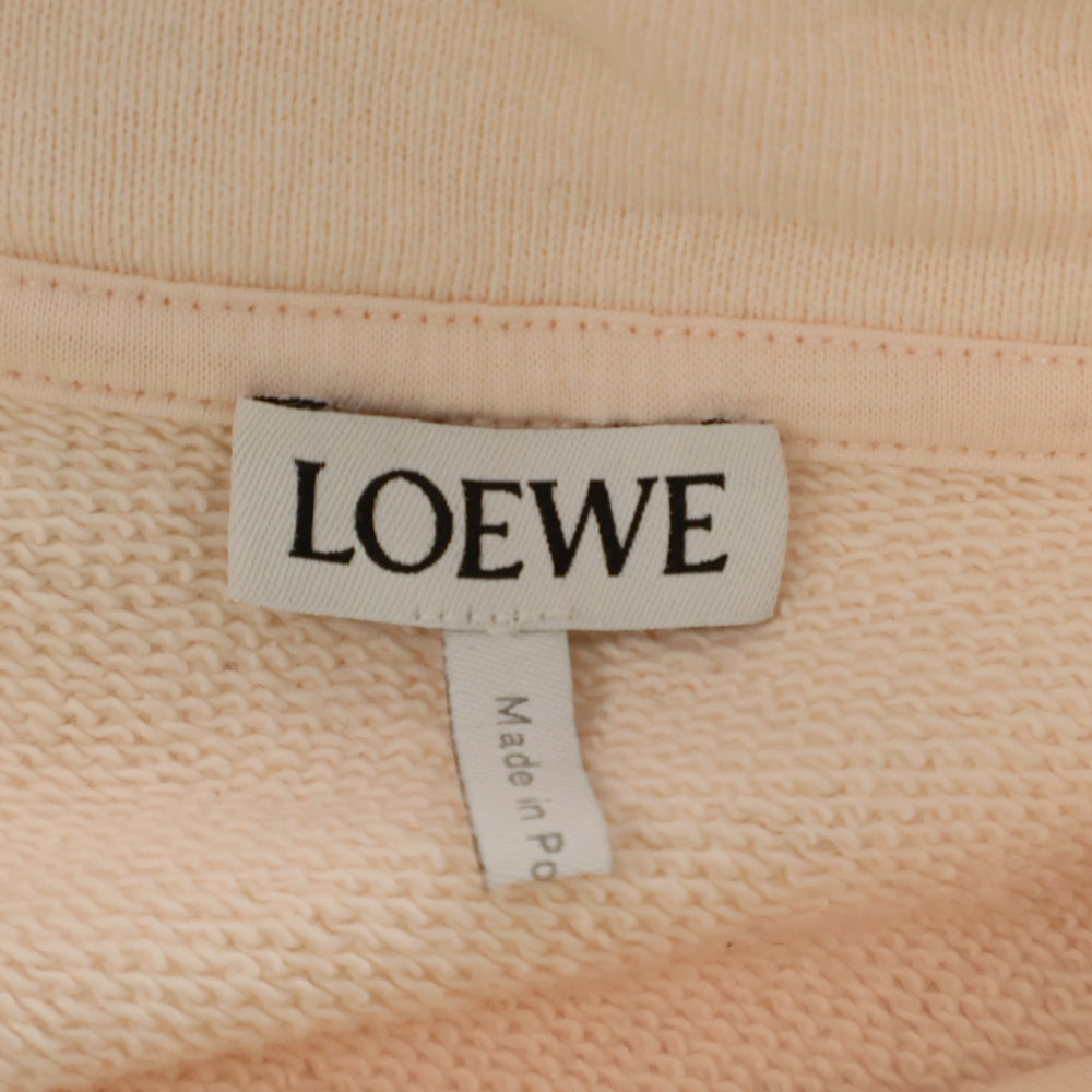 LOEWE(ロエベ) Herbarium Hoodie S800Y25X03 ハーバリウム プリント フーディー プルオーバーパーカー ピンク