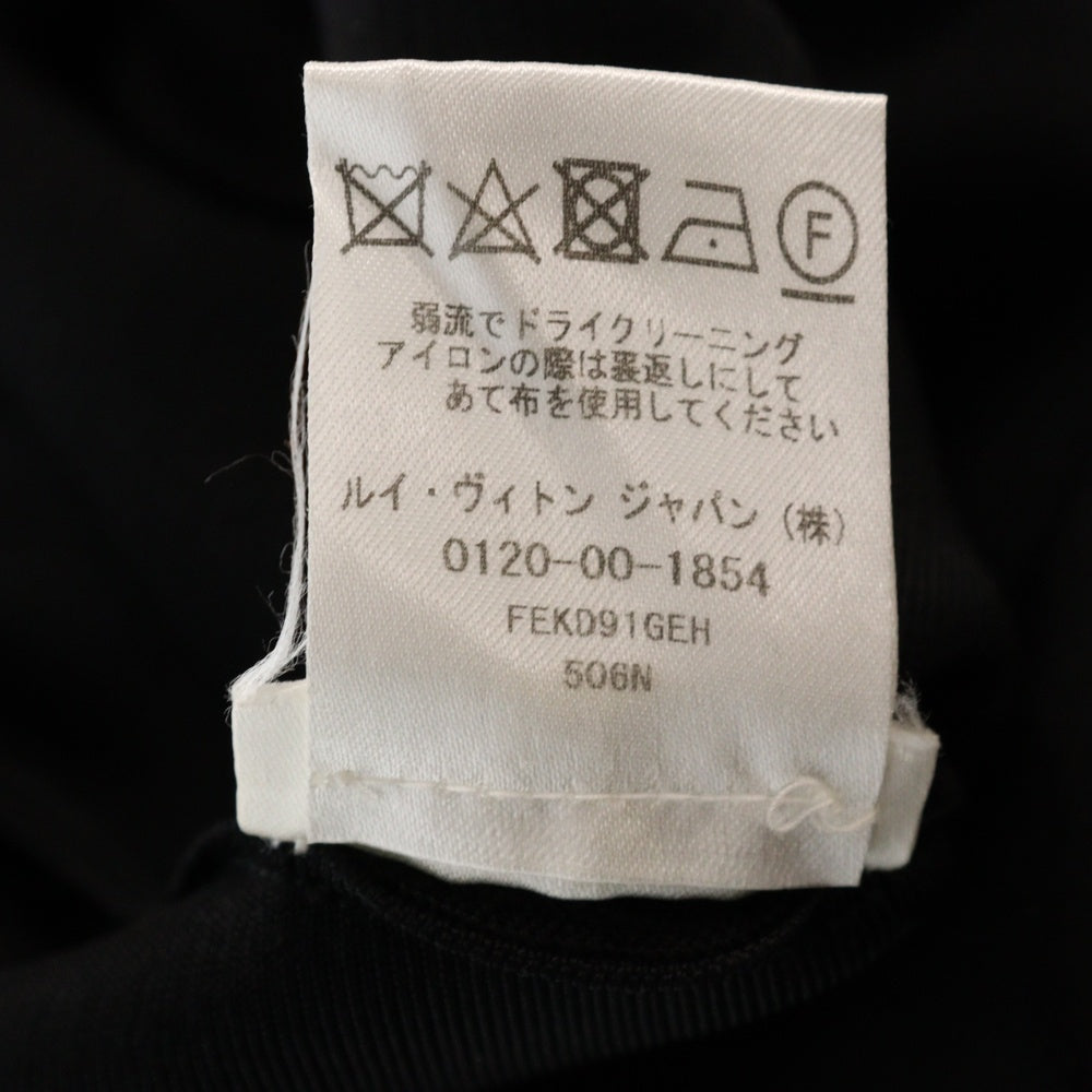 LOUIS VUITTON(ルイヴィトン) レーヨン ナイロン ネックレース アームケーブルデザイン ニットワンピース レディース FEKD91GEH ブラック