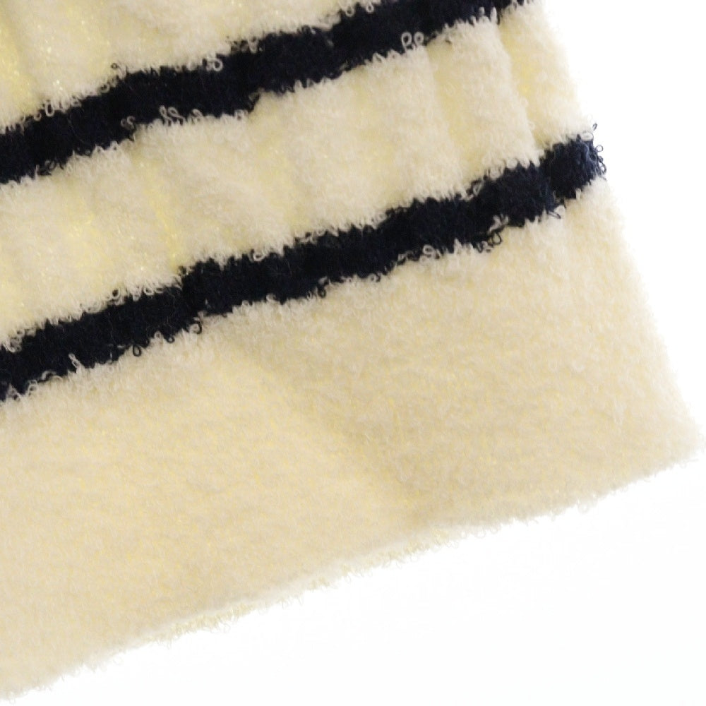 CHANEL(シャネル) ココマークロゴ ボーダー ウールニット ワンピース レディース P74153K10655 ブラック/ホワイト