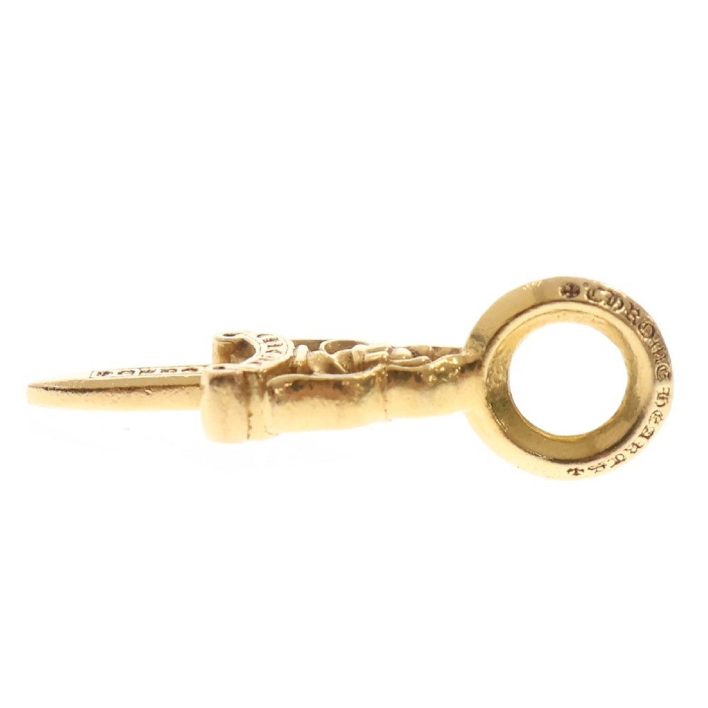 CHROME HEARTS(クロムハーツ) 22K STACK DAGGER V2 ダガースタックチャーム ゴールドネックレストップ