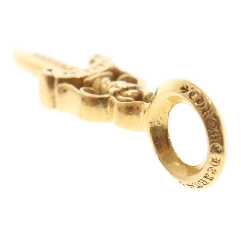 CHROME HEARTS(クロムハーツ) 22K STACK DAGGER V2 ダガースタックチャーム ゴールドネックレストップ