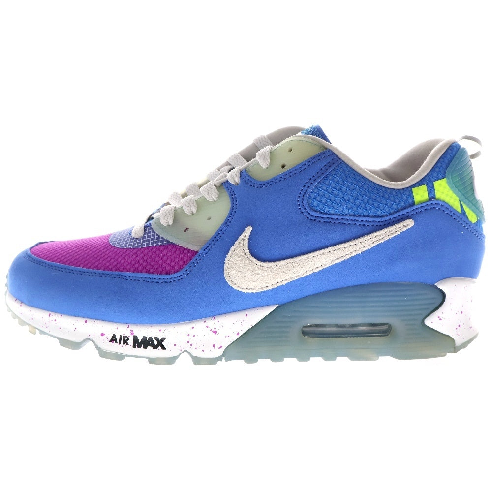 NIKE(ナイキ) ×UNDEFEATED AIR MAX 90 Blue/Purple アンディフィーテッド エア マックス ローカットスニーカー ブルー/パープル US10/28cm CQ2289-400