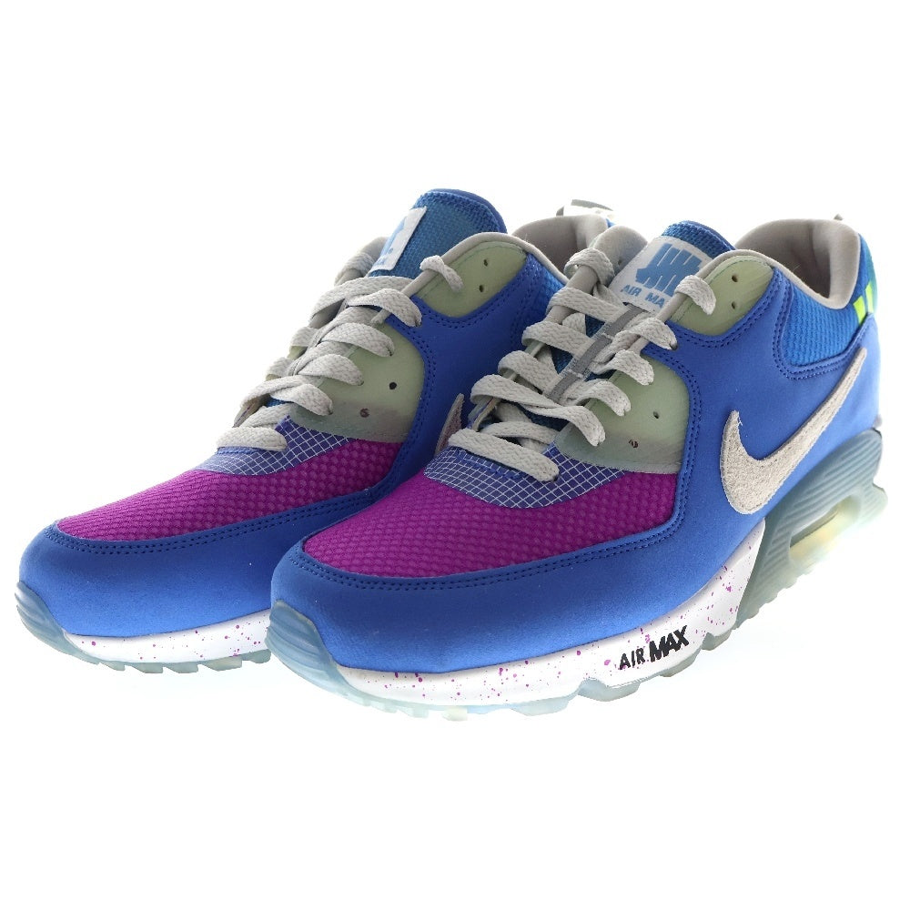 NIKE(ナイキ) ×UNDEFEATED AIR MAX 90 Blue/Purple アンディフィーテッド エア マックス ローカットスニーカー ブルー/パープル US10/28cm CQ2289-400
