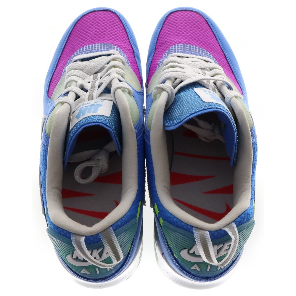 NIKE(ナイキ) ×UNDEFEATED AIR MAX 90 Blue/Purple アンディフィーテッド エア マックス ローカットスニーカー ブルー/パープル US10/28cm CQ2289-400