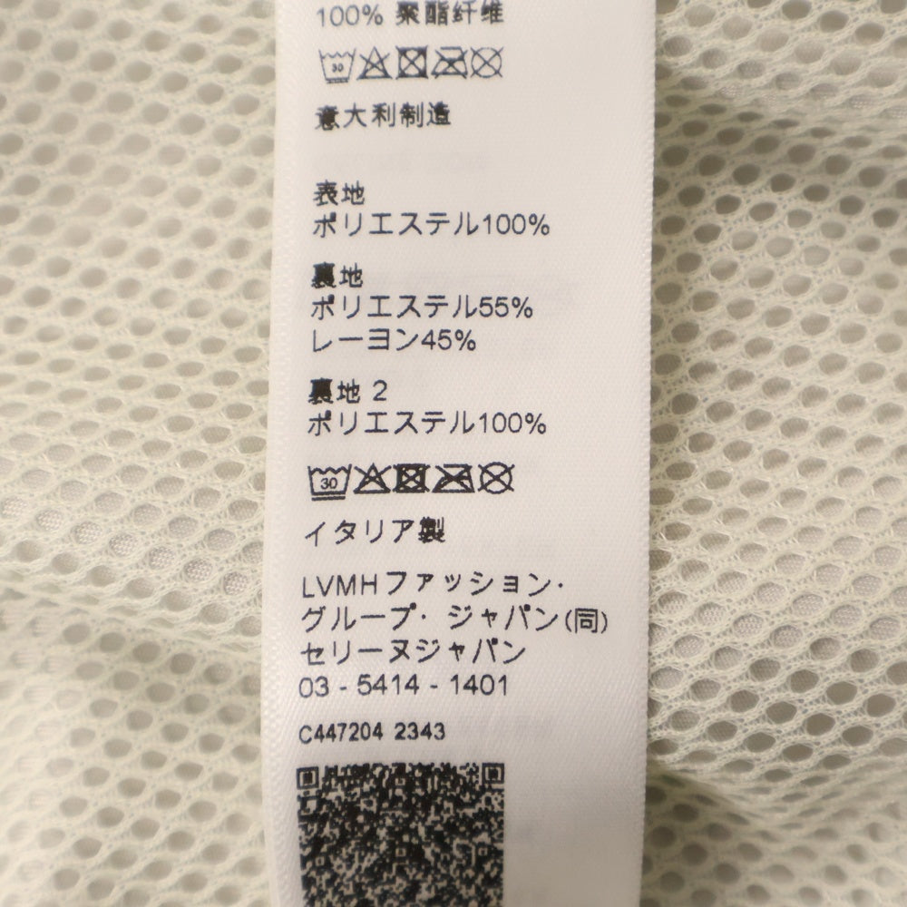 CELINE(セリーヌ) 24SS ウインドブレーカー ロゴプリント ハーフジップアノラックジャケット 2W81A052I.38NO ブラック