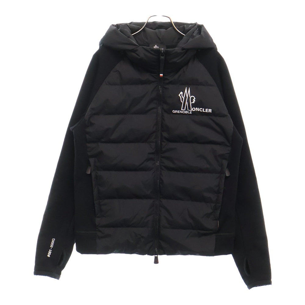 MONCLER GRENOBLE(モンクレールグルノーブル) MAGLIA CARDIGAN J20978G00026 899IG マグリア ダウン切り替えジップアップジャケット ブラック