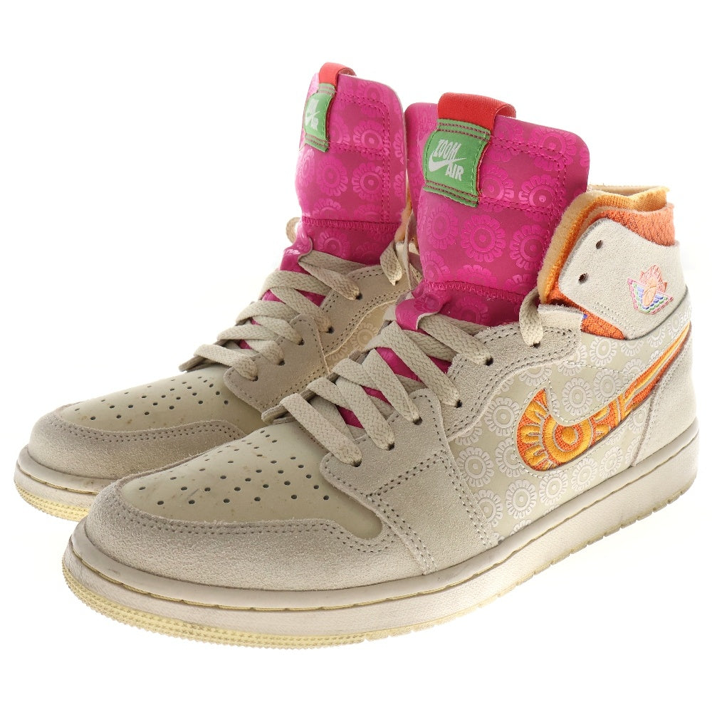 NIKE(ナイキ) AIR JORDAN 1 ZOOM AIR CMFT FB2931-288 エア ジョーダン 1 ズーム エア コンフォート ハイカットスニーカー ベージュ US9/27.0cm