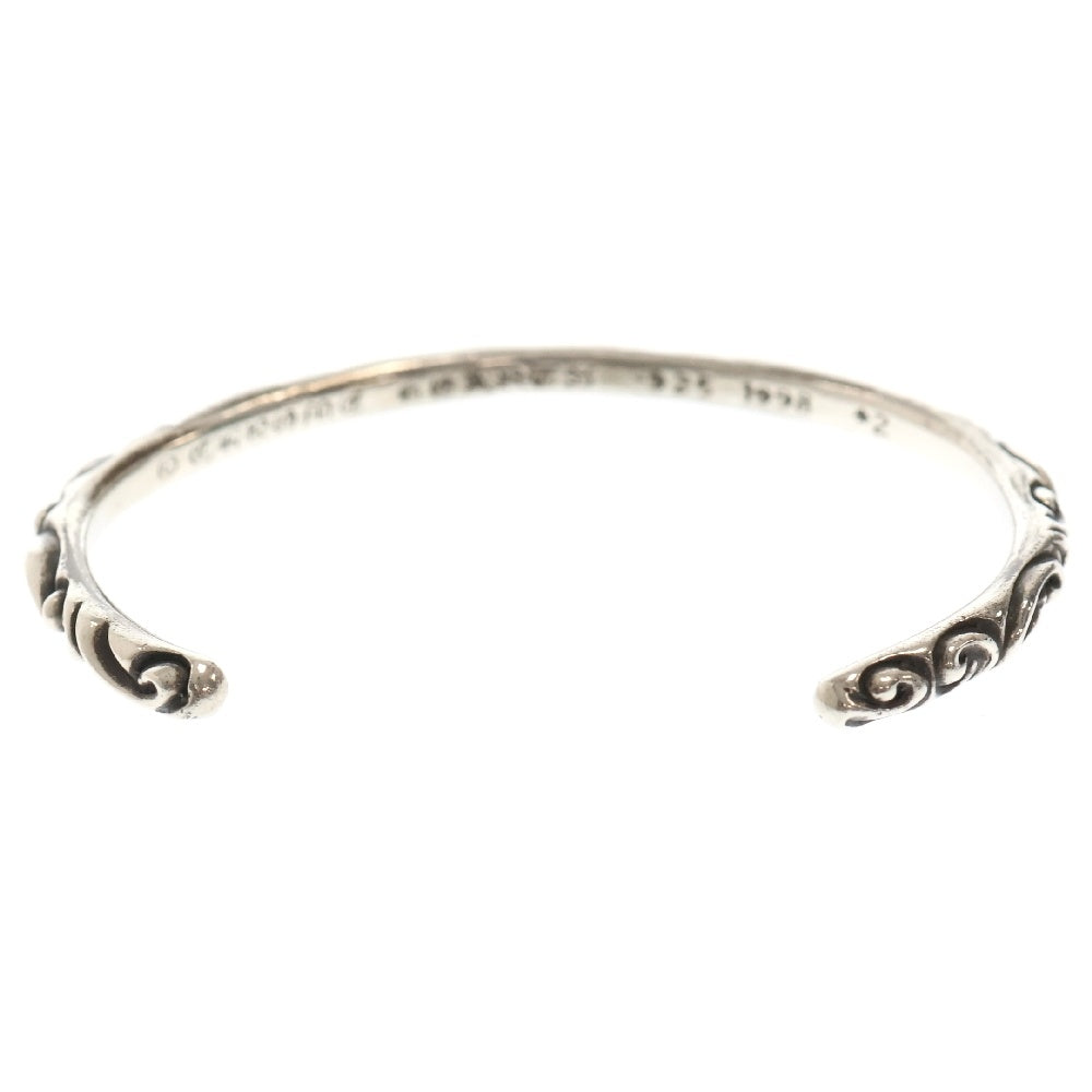 CHROME HEARTS(クロムハーツ) BANGLE SCROLL スクロールバンドバングル ブレスレット シルバー BCA127
