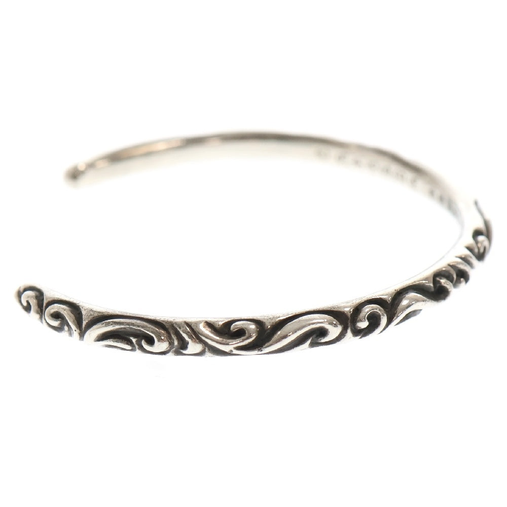 CHROME HEARTS(クロムハーツ) BANGLE SCROLL スクロールバンドバングル ブレスレット シルバー BCA127