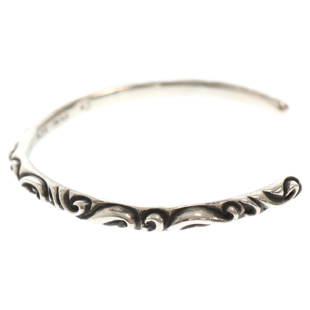 CHROME HEARTS(クロムハーツ) BANGLE SCROLL スクロールバンドバングル ブレスレット シルバー BCA127