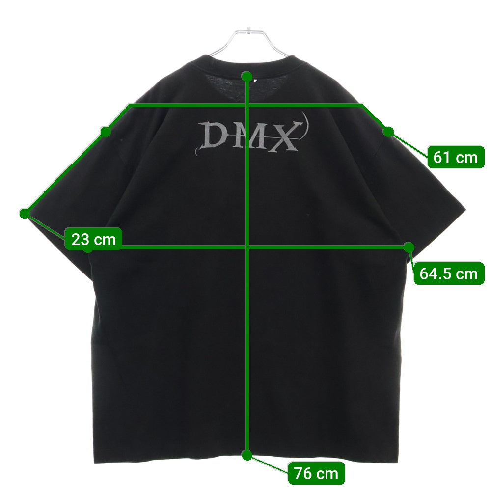 VINTAGE(ヴィンテージ) DMX Ruf Ryders ラフライダース レジェンド プリント 半袖 Tシャツ カットソー ブラック