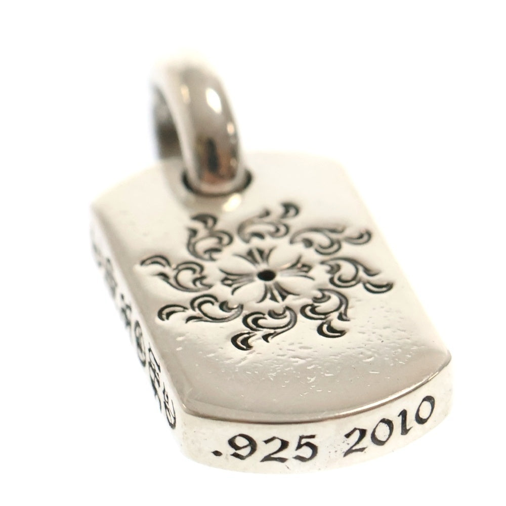 CHROME HEARTS(クロムハーツ) ホノルル限定 タイニー CH シャイン ドッグタグ シルバー ネックレストップ